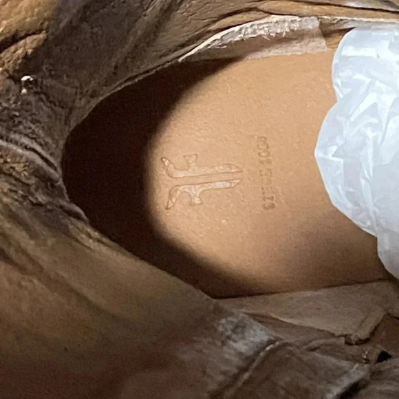 FRYE Melissa Tab Tall Leather Riding Boots Extended Calf(3470110-BKX) 5.5M Black - Picture 11 of 15